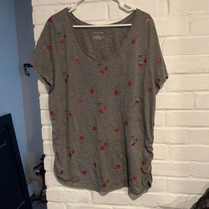 Lane Bryant Cherry Tee 22/24